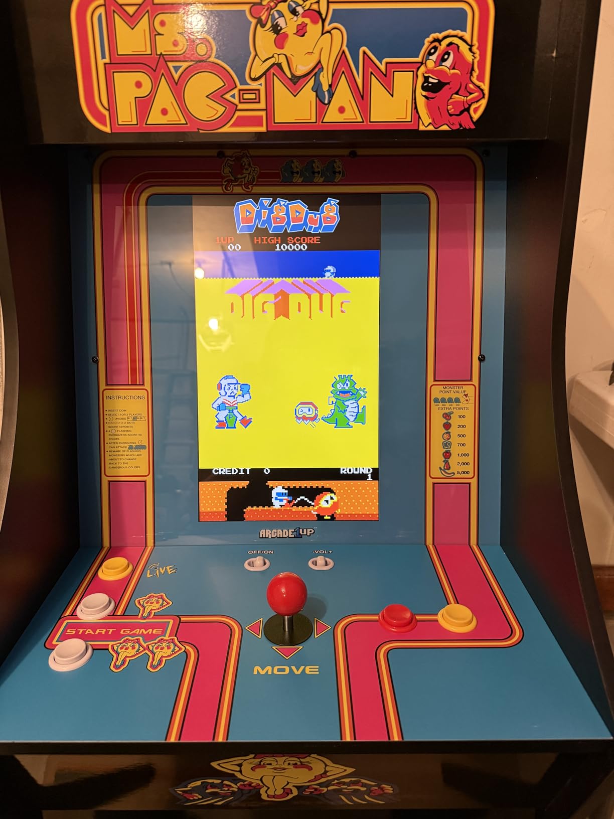 Arcade1Up Ms. Pac-Man Classic SE Arcade Machine, 13 Classic Games | 4 Feet Tall with 15.6-Inch IPS Color Monitor, Dual Speakers and Wi-Fi Leaderboards customer photo 2