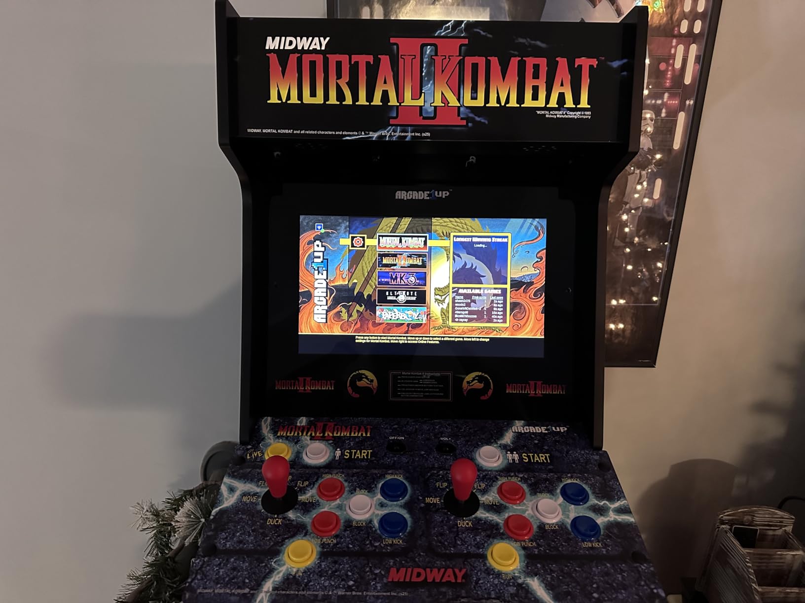 Arcade1Up Mortal Kombat Classic SE Arcade Machine, 15.6-Inch Screen | 4-Feet Tall Features 13 Classic Games And WiFi Leaderboards customer photo 2