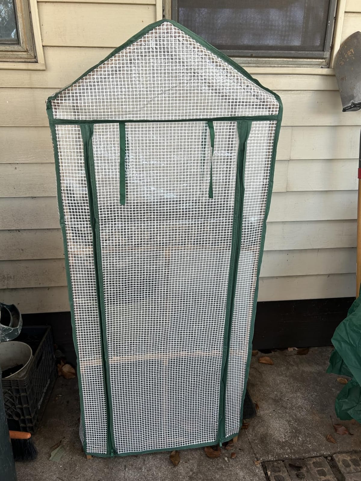 Bamworld Mini Greenhouse with Grow Light Plant Stand for Mutiple Pots Outdoor 3-Tier Portable Greenhouses with Durable PE Cover for Seedling Ideal Gardening Gifts for Women Men customer photo 1