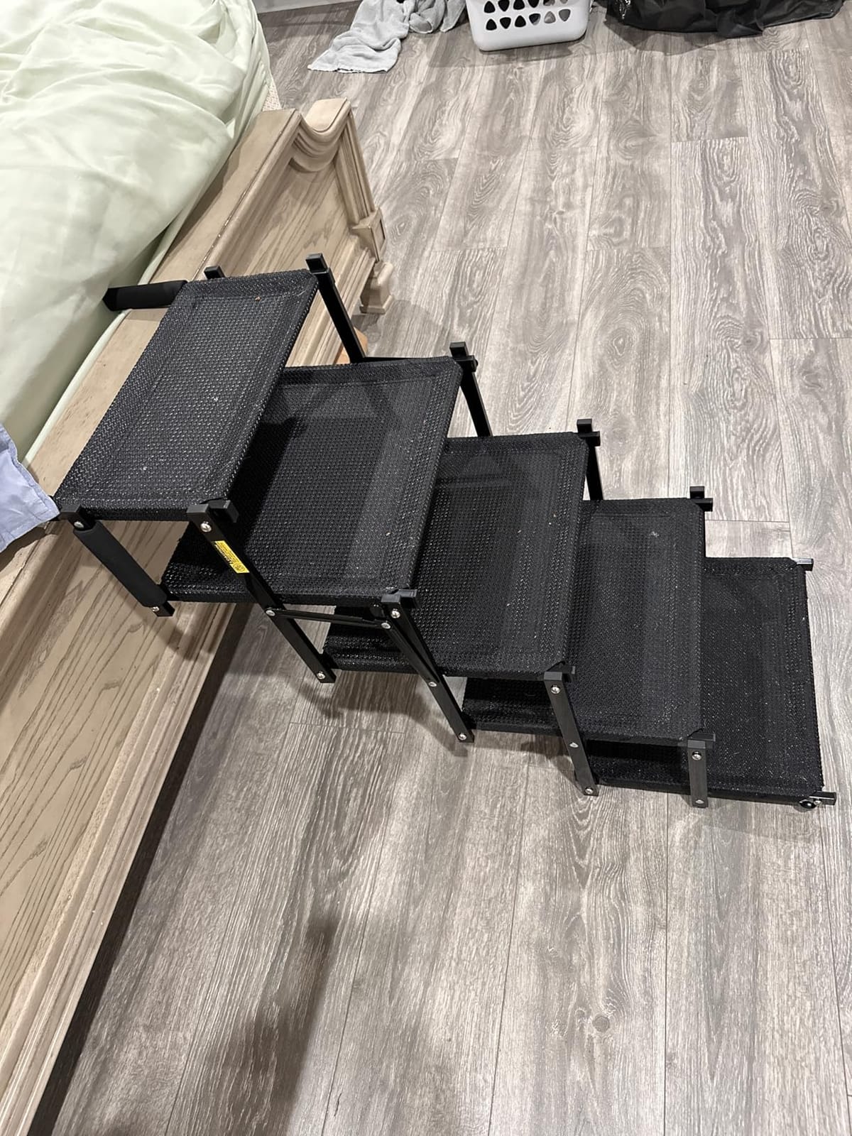 Oiilores Foldable Dog Stairs for Large Dogs - Extra Wide Pet Ramp for Cars, SUV, Non-Slip Surface, Supports Up to 250 Lbs, 5 Steps customer photo 2