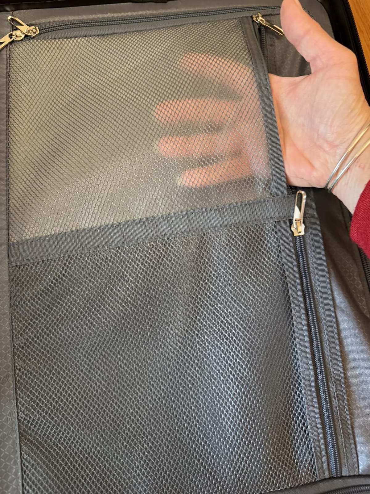 Hardside Expandable Carry On Luggage 22x14x9 Airline Approved With Front Business Pockets, 20 Inch Suitcases with Wheels, Carry on Suitcase with TSA Lock & USB Port, Steel Grey customer photo 2