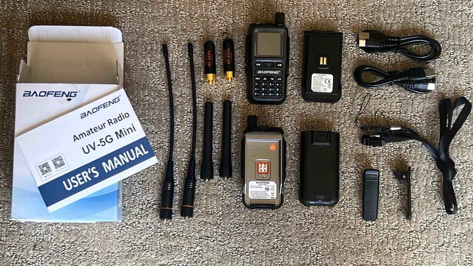 BAOFENG UV-5G Mini GMRS Handheld Radio with BT App Programming, Long Range Walkie Talkie GMRS Repeater Capable, with 8-Band Receiver, Dual PTT, 999 Channels, for Off-Road, 2 Pack customer photo 2