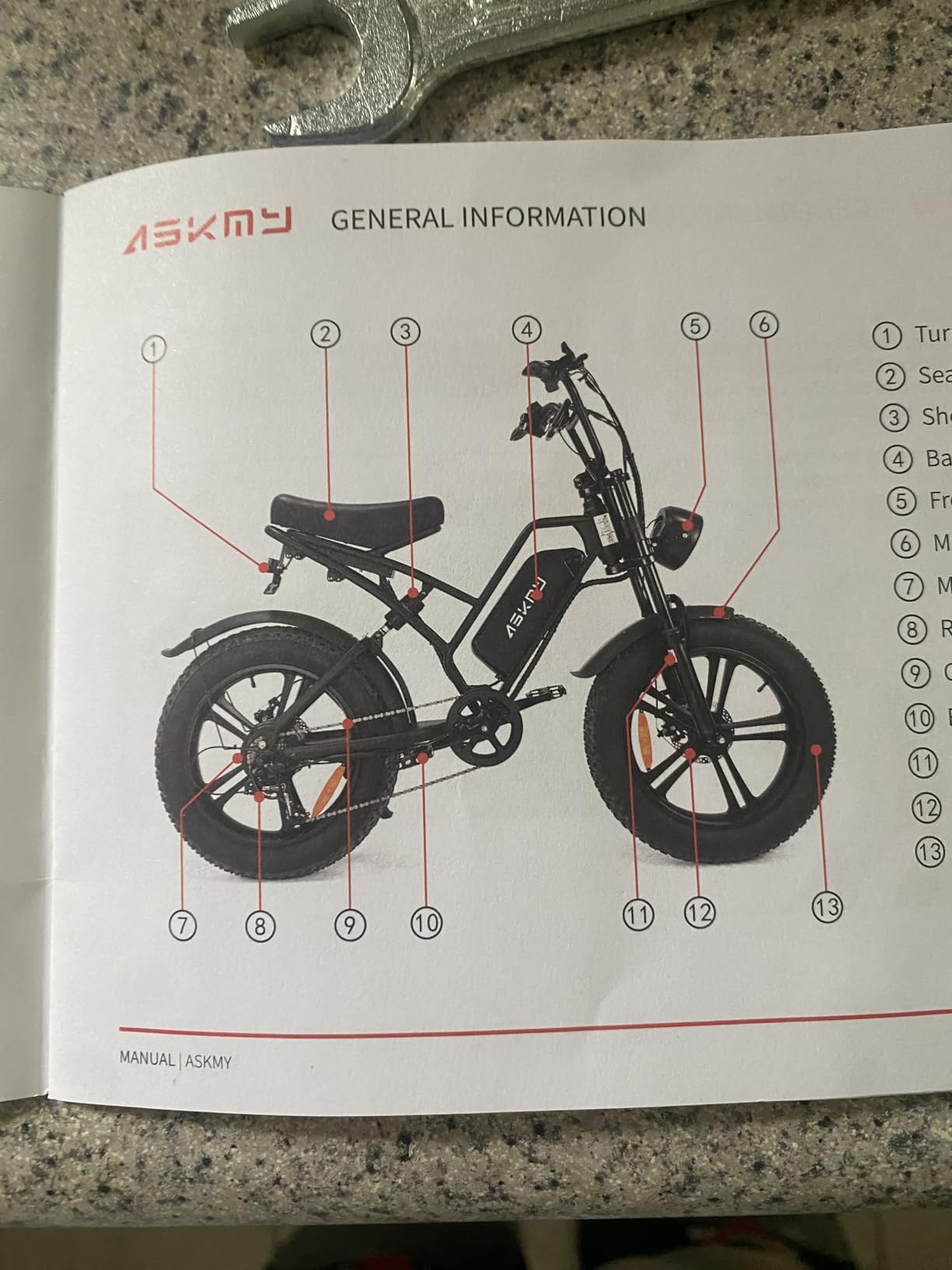Fat Tire Electric Bike for Adults, 20