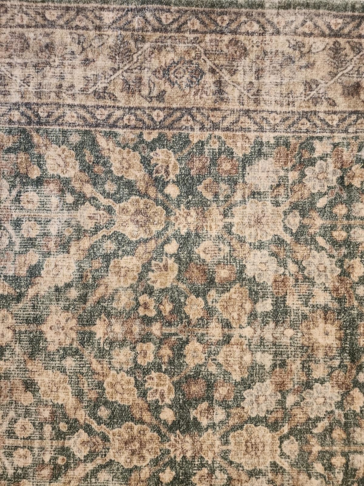 10x12 Area Rugs for Living Room: Large Rugs Washable Stain Resistant Non Slip Distressed Vintage Rug Low Pile Faux Wool Soft Carpet for Bedroom Farmhouse Dining Room Nursery Kids Playroom customer photo 2