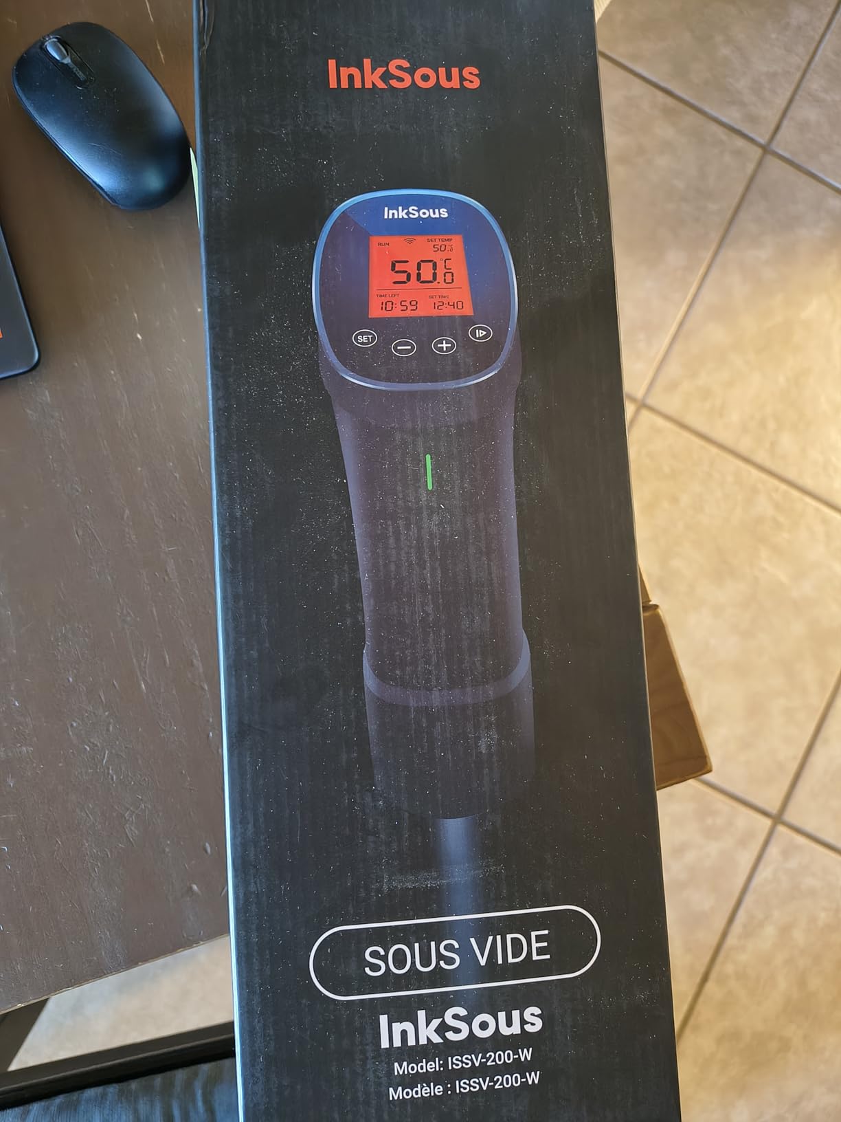 WiFi Sous Vide Cooker 2.4G, 1000W, APP Control, 1°F Accuracy | Sous Vide Machine ISSV-200-W with 18 Preset Recipes, 100-Hour Timer, Temperature Calibration&Alarm, Ultra-Quiet Fast Heating customer photo 1