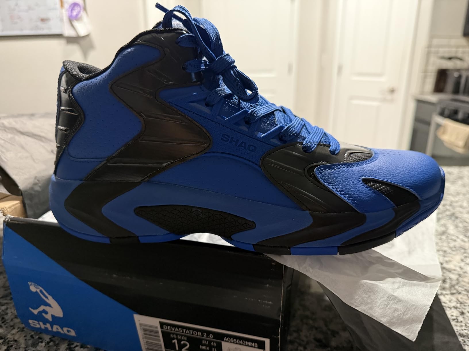 SHAQ Devastator High Top Basketball Shoes for Men, Indoor or Outdoor Court Basketball Mens Sneakers customer photo 1