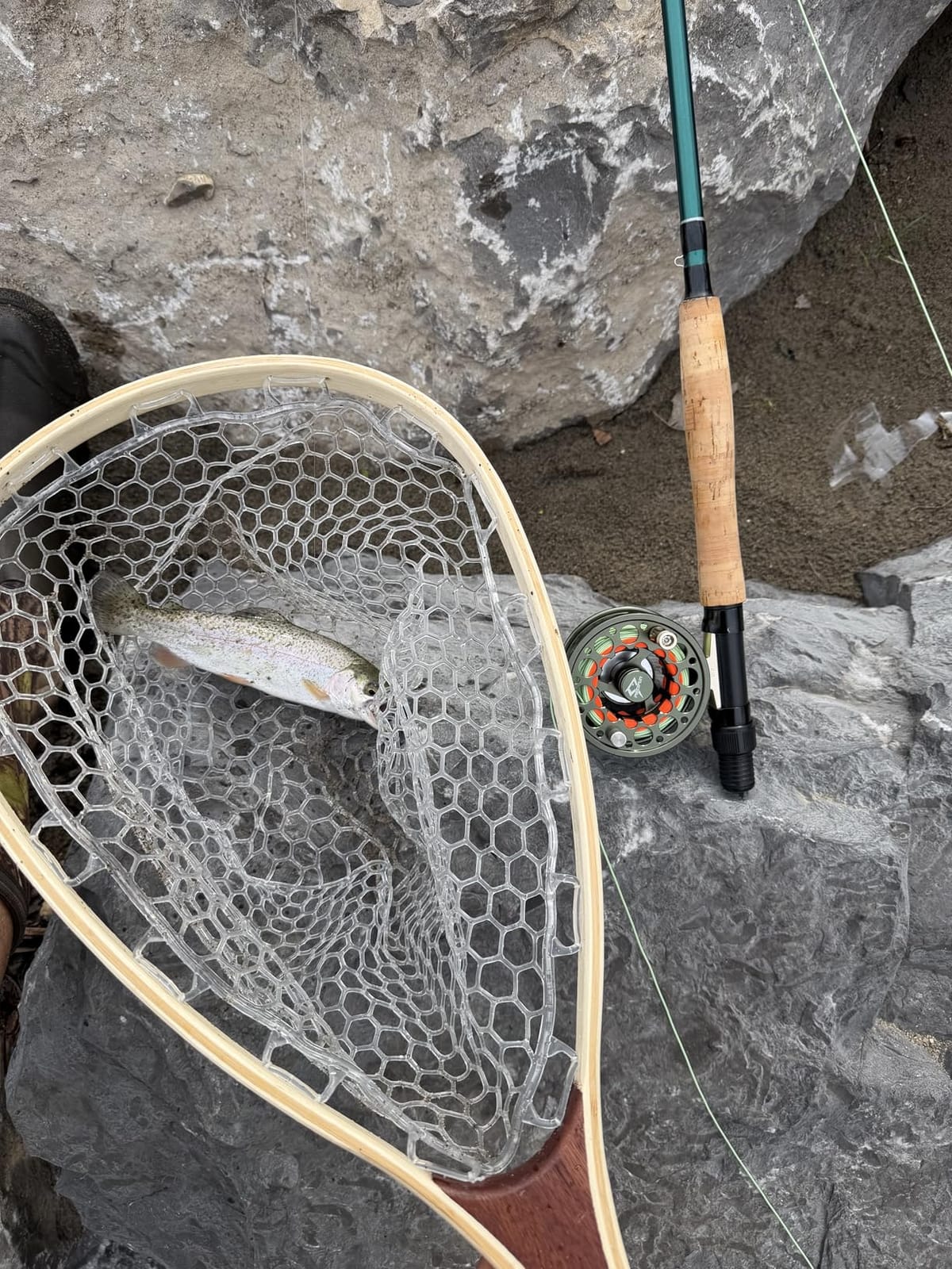 Sword Fly Fishing Reel, CNC-Machined Aluminum Alloy Fly Reel | Lightweight Aluminum Alloy Design, Corrosion Resistance Design, Pre-Loaded with Fly Line, Smooth Drag System customer photo 1