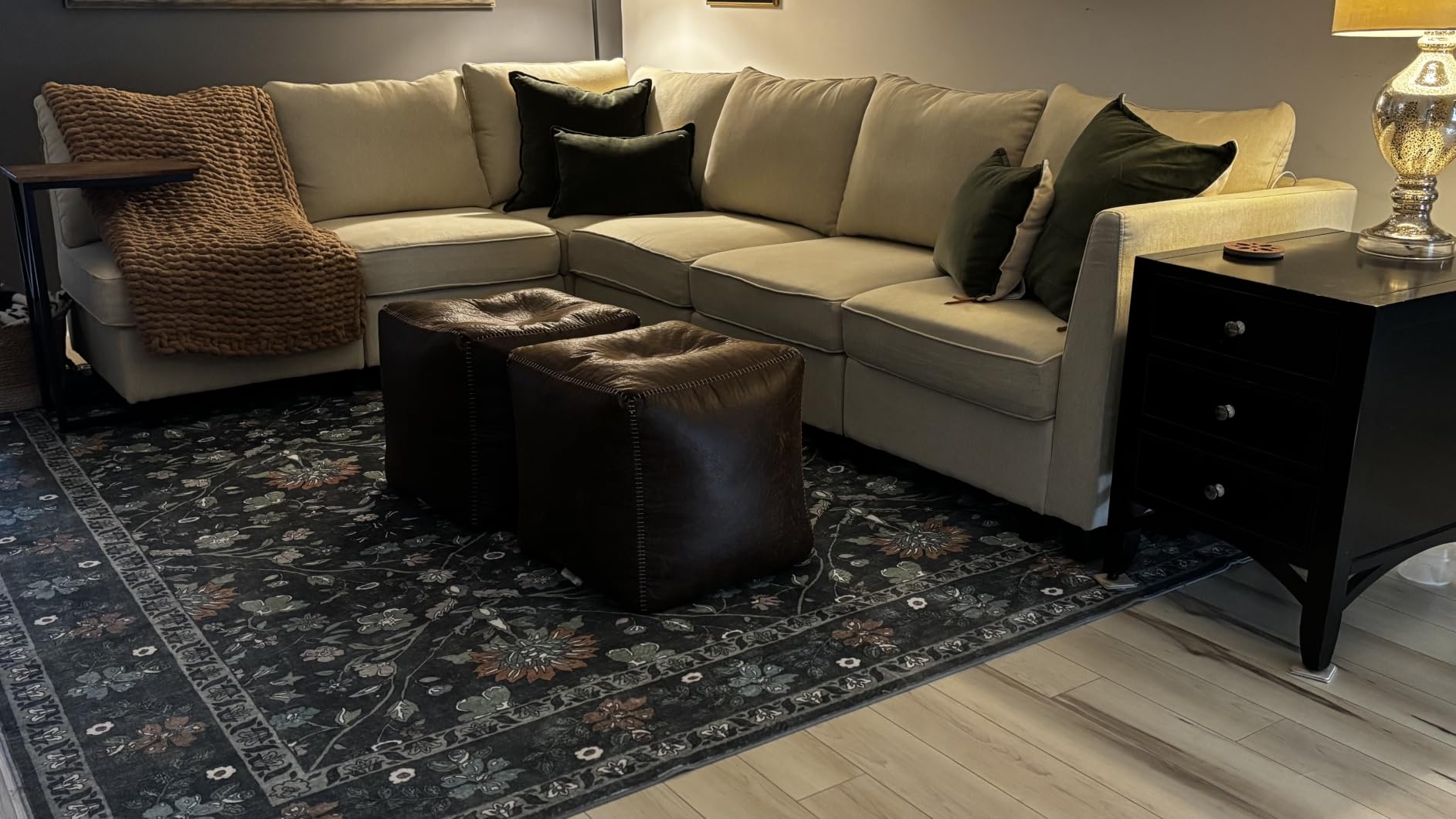 HONBAY Modular Sectional Couch with Storage customer photo 2