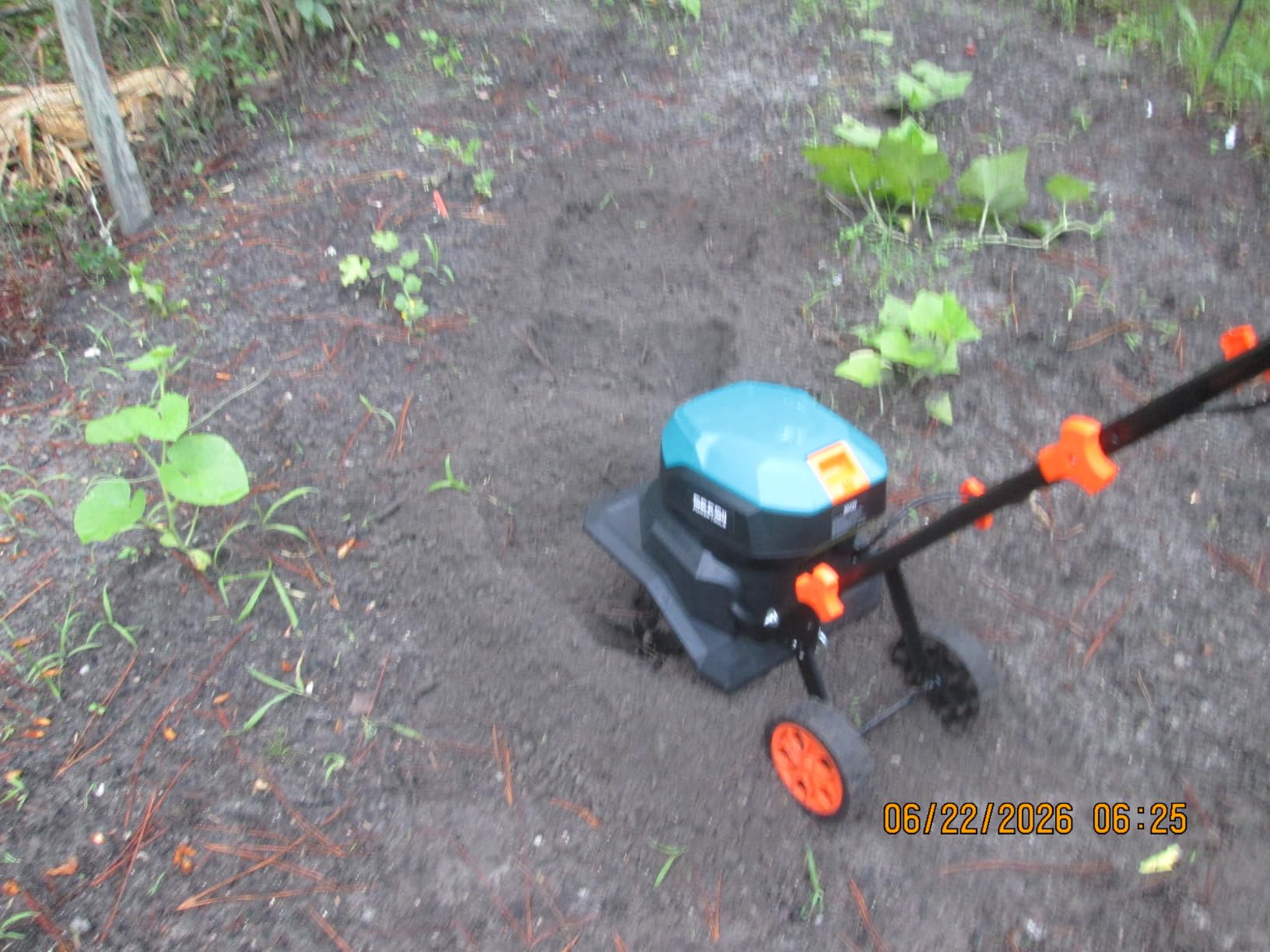 Seesii 40V Cordless Tiller for Gardening, 12