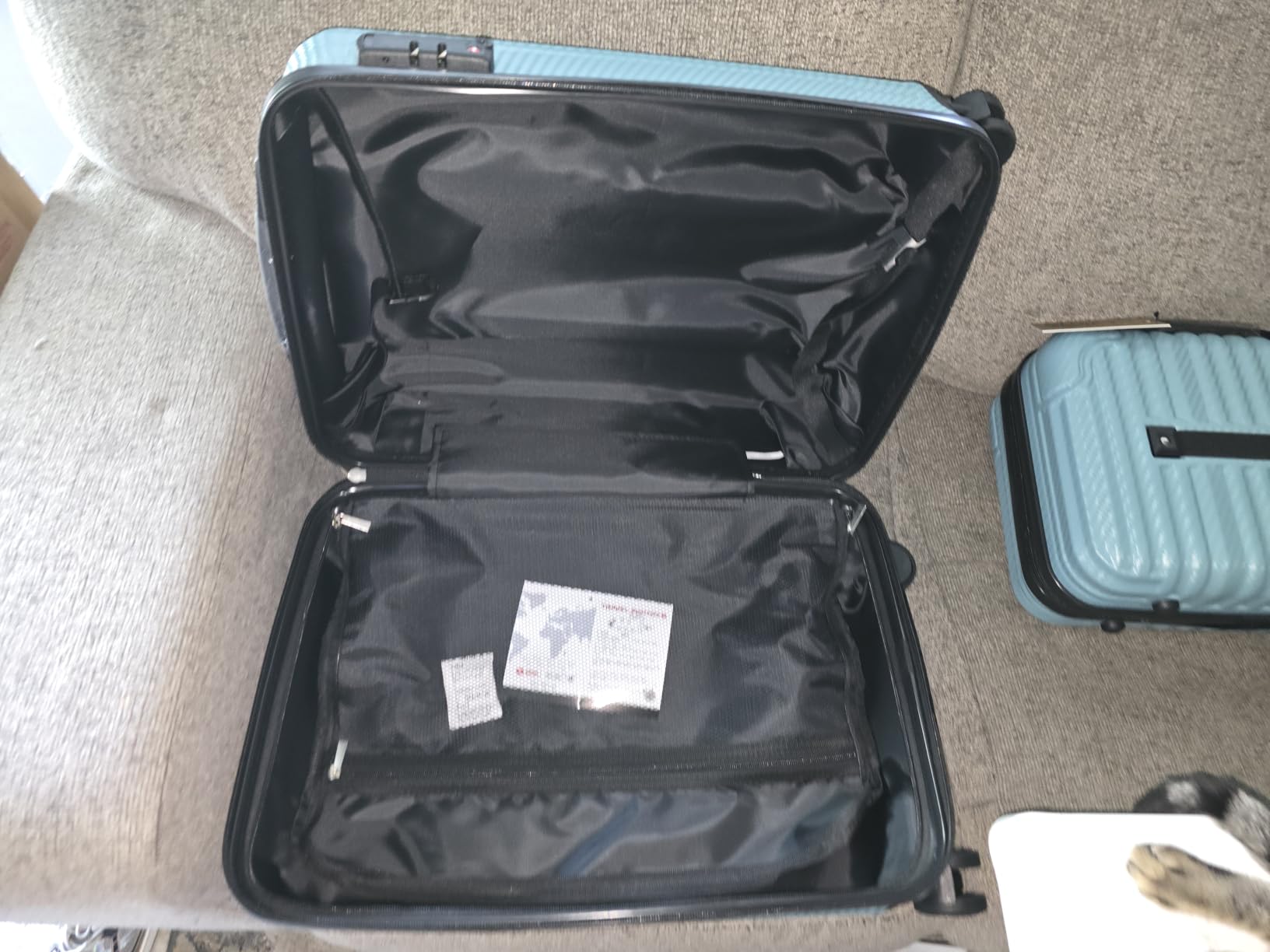 Luggage Set 6 Piece, Lightweight ABS Hardshell Suitcases with Spinner Wheels & TSA Lock, Carry-On & Checked Travel Luggage for Family Travel customer photo 2