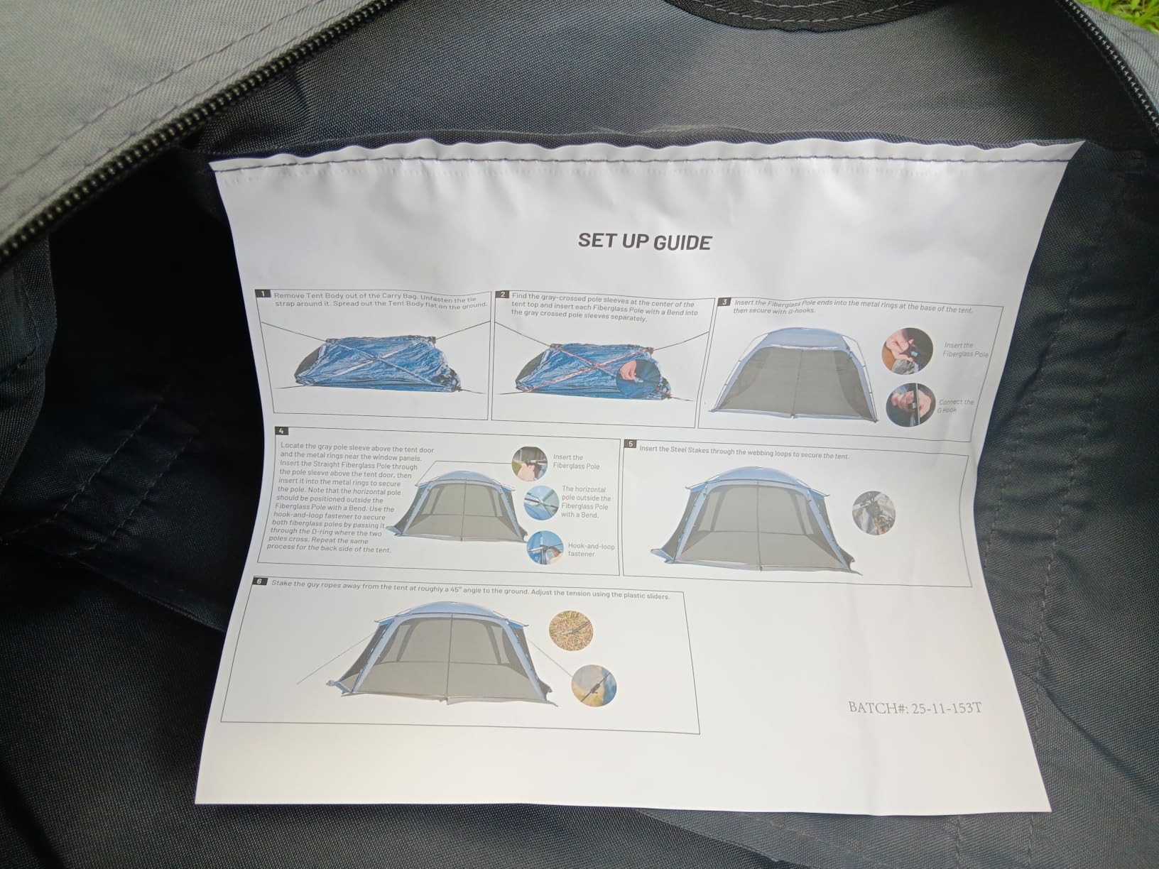 TIMBER RIDGE 15x10 FT Screen House Tent with Netting Mesh Gazebo Dual Doors | Spacious Waterproof Sunshade Canopy Shelter for 8-10 People Backyard BBQ, Camping, Picnic & Outdoor Events customer photo 1