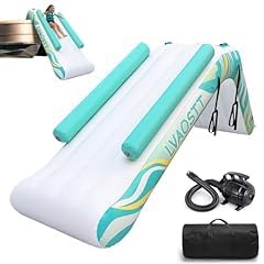 LVAOSTT Inflatable Pontoon Slide for Most Pontoon Boats, 118