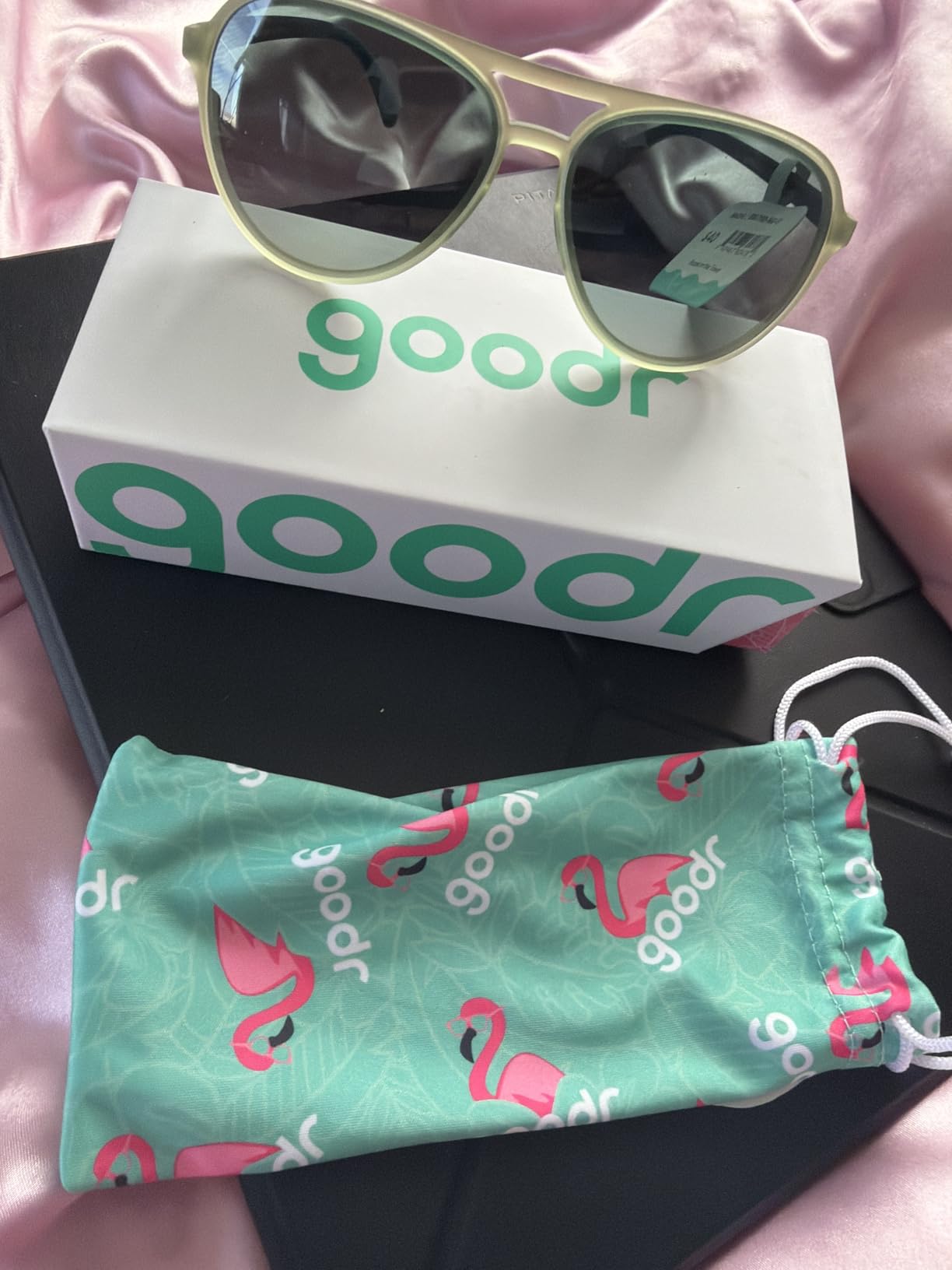 goodr Mach G Polarized Sunglasses Women & Men | Large Sized, Aviator Frames, UV400, Non-Reflective/Mirrored Lenses, No Slip, Multi Colors customer photo 1