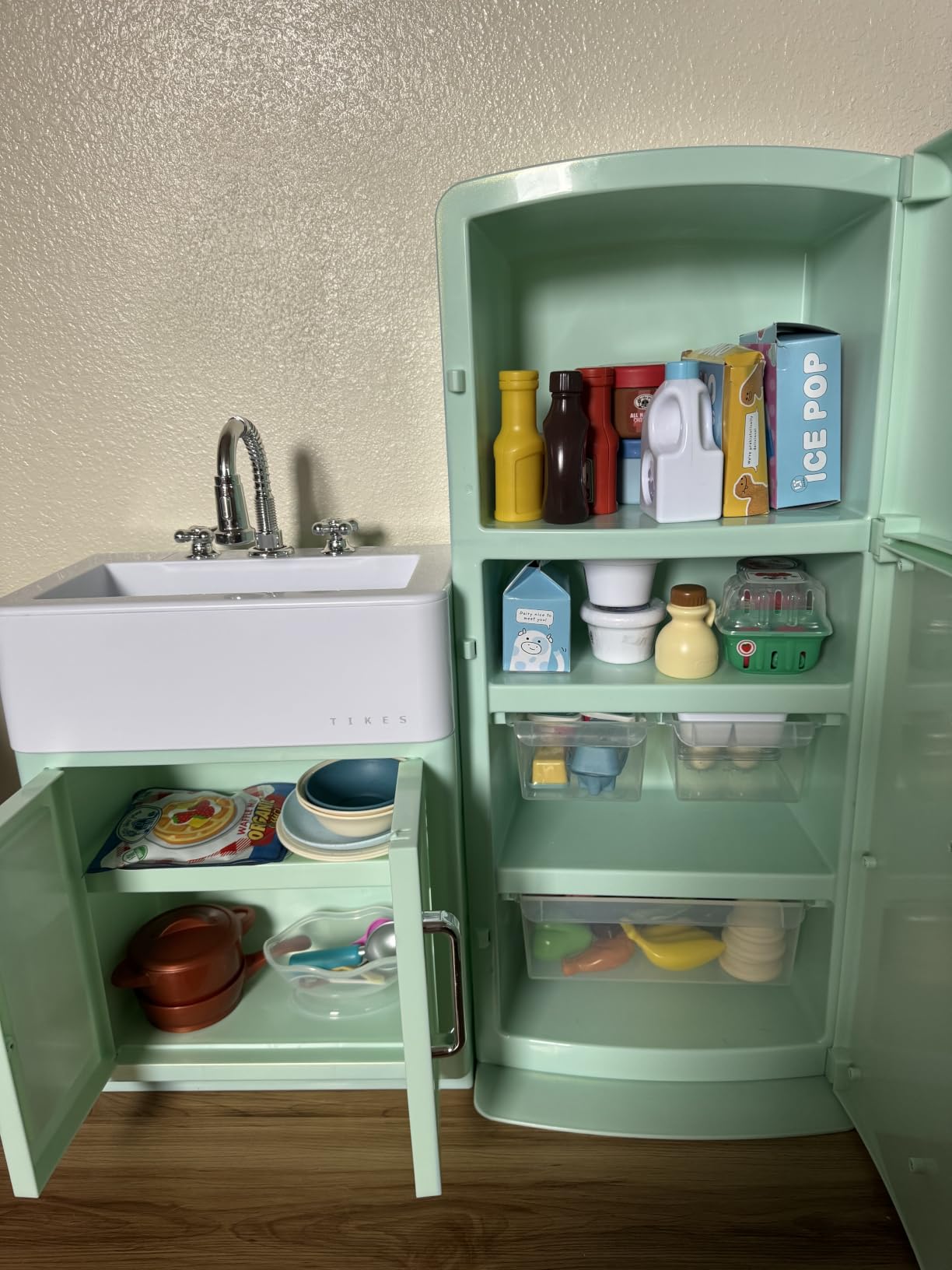 Little Tikes Sweet Spaces Modular Kitchen Sink - Sea Foam, Imaginative Play, Pretend Play Kitchen, Boys and Girls Ages 3+ Years customer photo 2