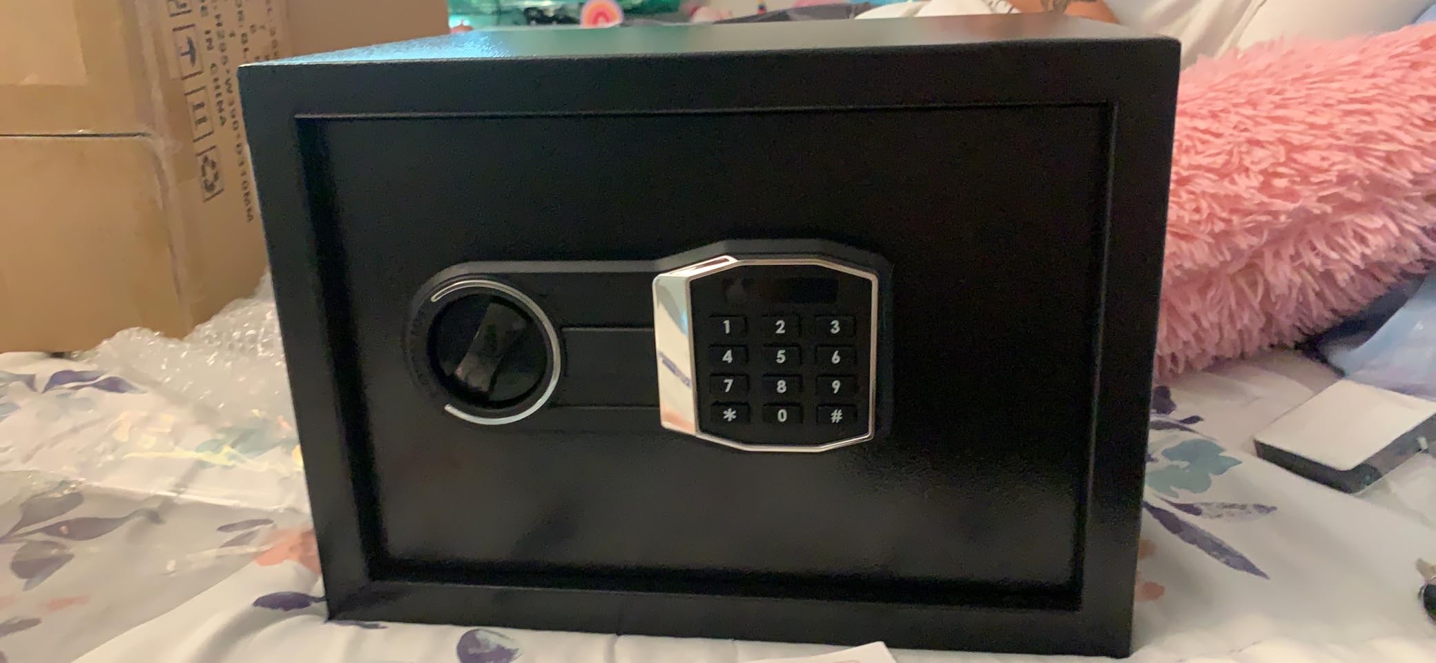 1700°F/35 Min Safe Fireproof Waterproof, 6.5 Cuft Large Home Safe Box, Digital keypad lock customer photo 2