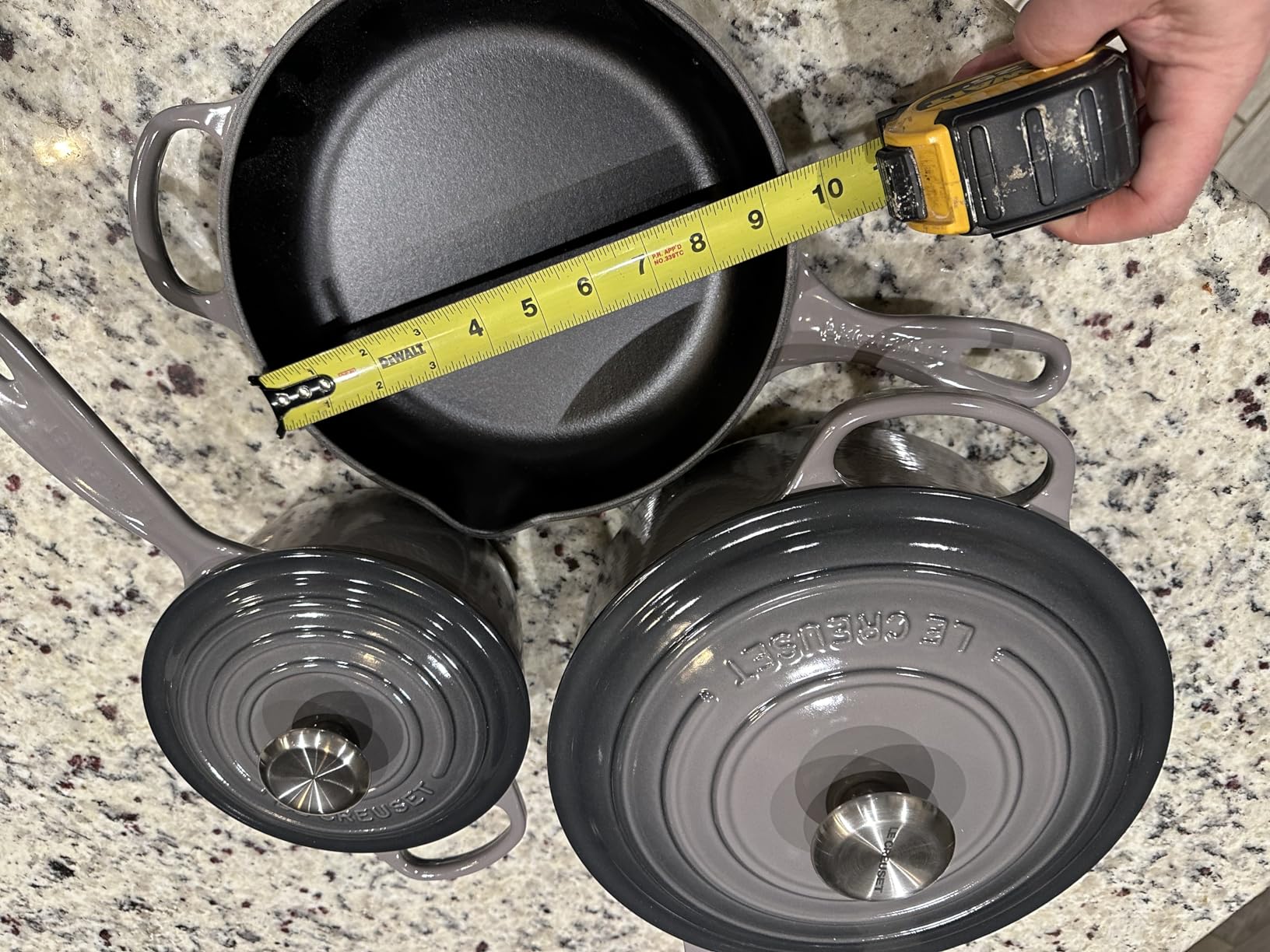 Le Creuset Enameled Cast Iron Signature Cookware Set, 9 pc., Sea Salt customer photo 2