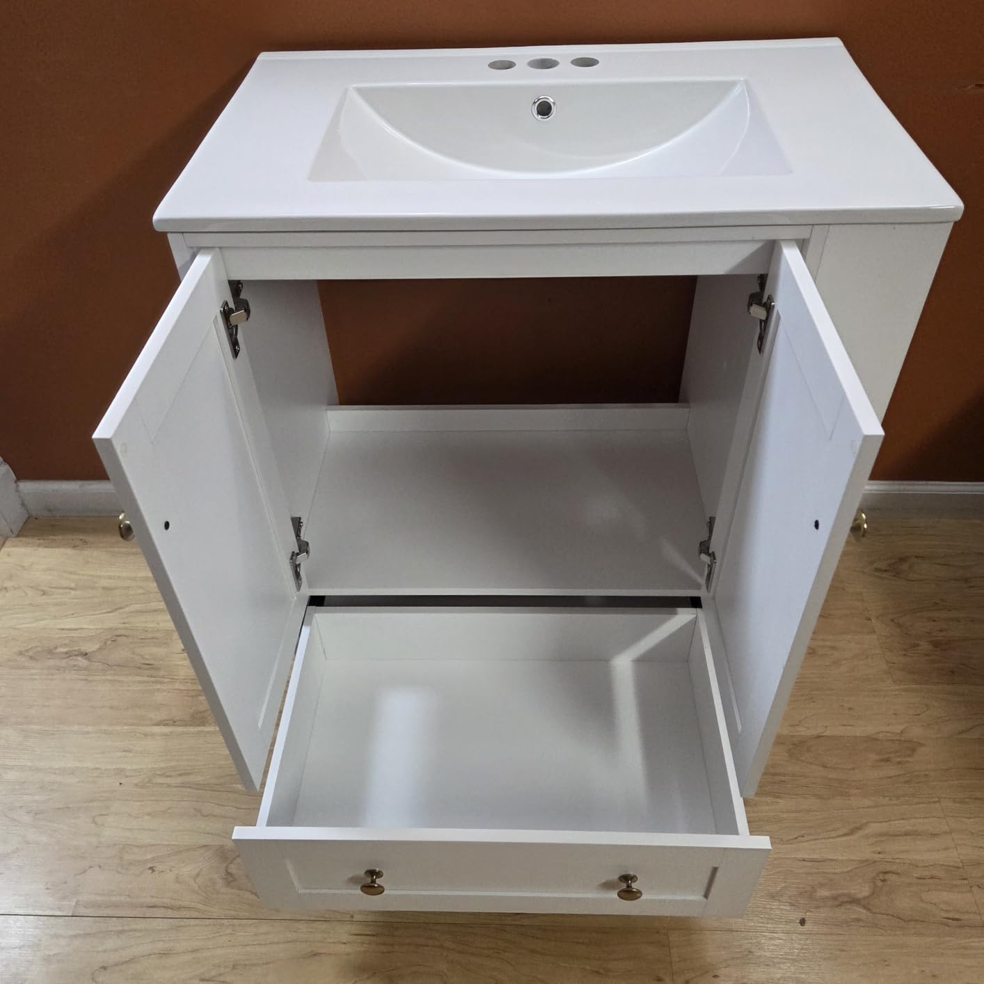 IRONCK Bathroom Vanity with Ceramic Sink, 30