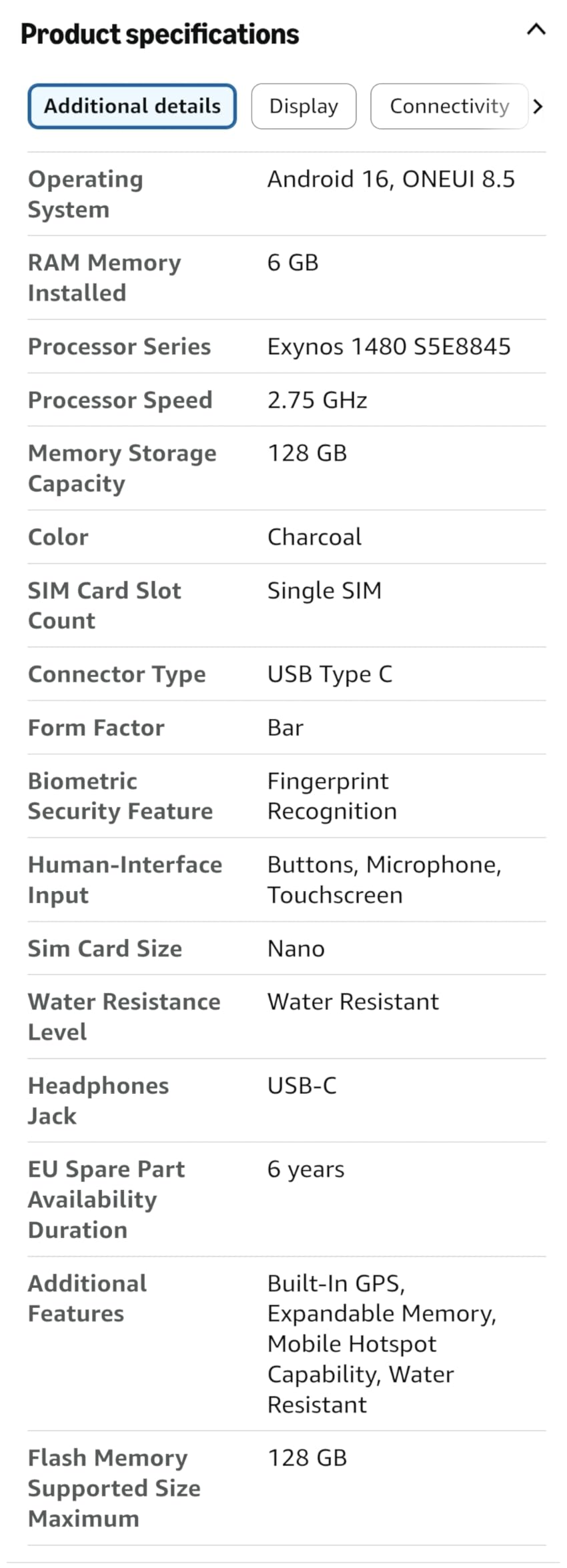 Samsung Galaxy A37 5G (2026), Unlocked Android Smartphone, 256GB, AMOLED Display, Triple Camera, IP68, Slim Phone, 5000mAh Battery, US Version, US 1 Yr Warranty, Awesome Lavender customer photo 2