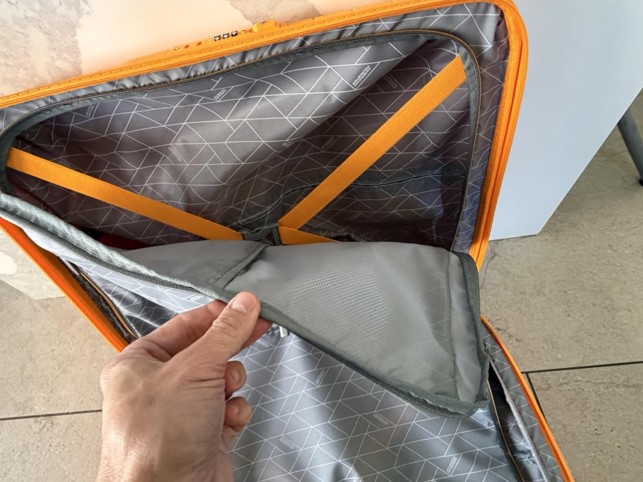 4 KIX 3.0 Carry-On Softside Expandable Luggage with 4 Spinner Wheels, Sapphire Blue customer photo 1
