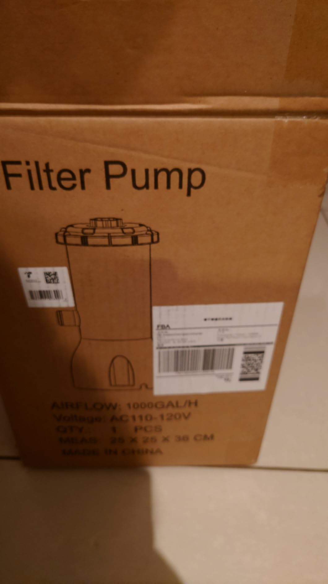 Pro 1000 GPH Above Ground Pool Filter Pump, Pool Filter Pump | With GFCI Protection, Powerful Cartridge Filtration, Clean & Clear Water, Easy Installation & Complete Accessories, Blue customer photo 2