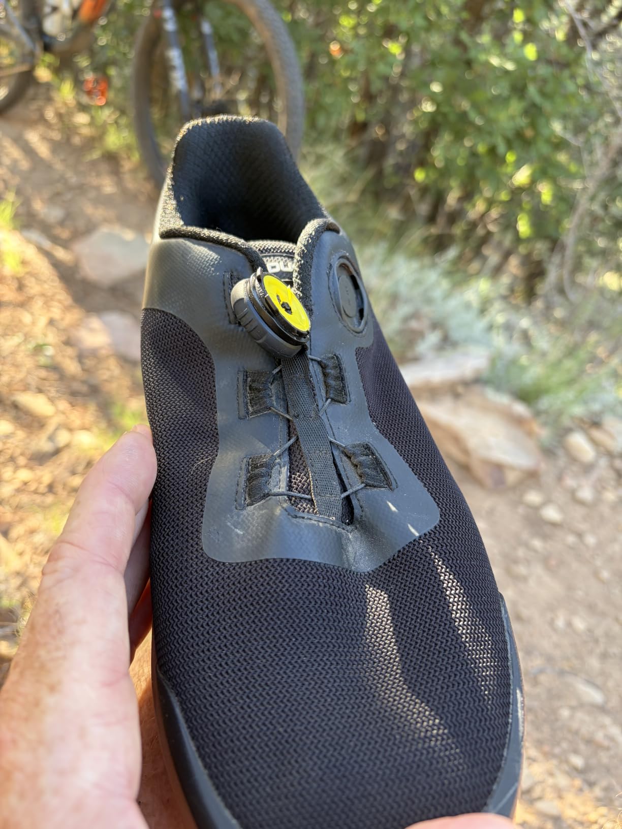 MTB Mountain Bike Shoes for XC/Enduro/DH Cycling, Speed Lace Dial System Stability (Flat Pedal/Clipless Version) customer photo 2