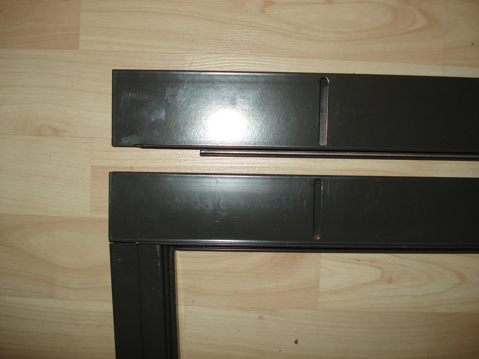K.D. Heavy Duty Galv.Steel Sliding Patio Screen Door Kit - 1-7/8