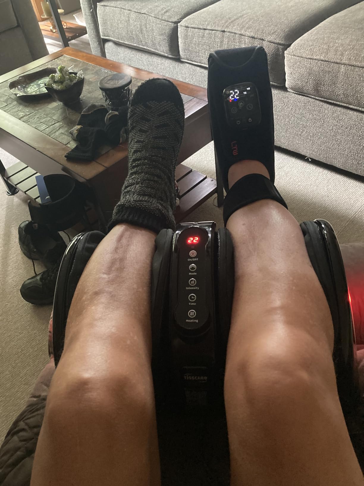 LTW Flagship Red Light Therapy for Feet, 101 Tri-Chip LEDs Infrared Light Therapy Wrap with 660nm & 850nm, 3 Heat Levels, 5 Light Intensities with Pulse Mode, 5000mAh Cordless for Ankle Heel(1 Pack) customer photo 1