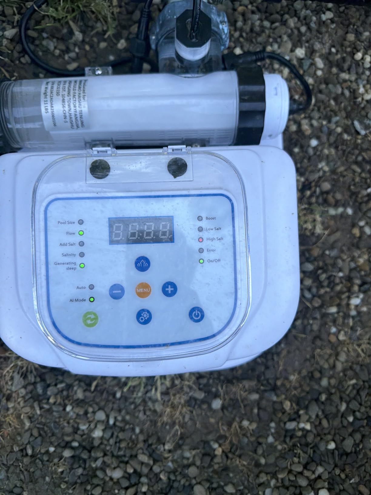 Salt Chlorine Generator, Up to 10,000 Gallons | Pool System with Auto Chlorine Calculation, Salt Level Detection & Smart Salt Addition Guidance, for Above Ground Pools customer photo 2
