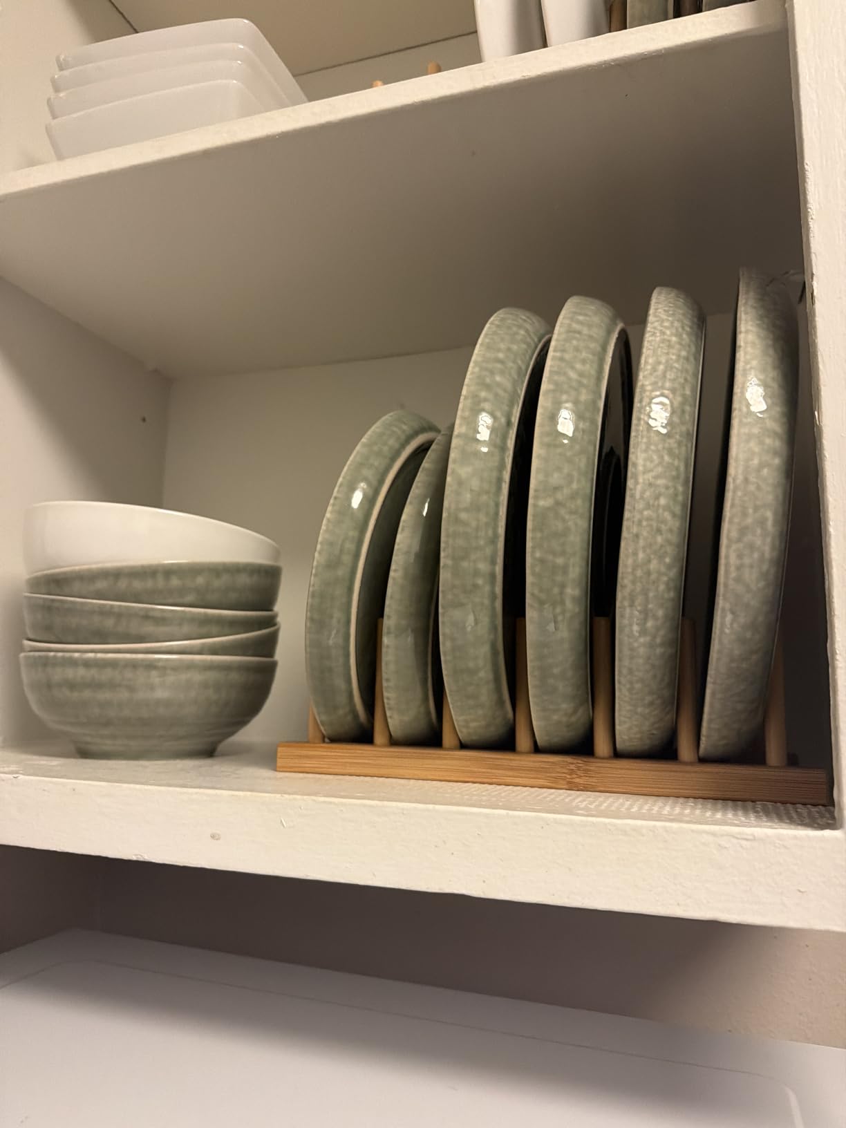 Gibson Elite White Sands Plates and Bowls Sets, 12-Piece Stoneware Dinnerware Sets, Reactive Glaze Dish Set - Moonstone White customer photo 1