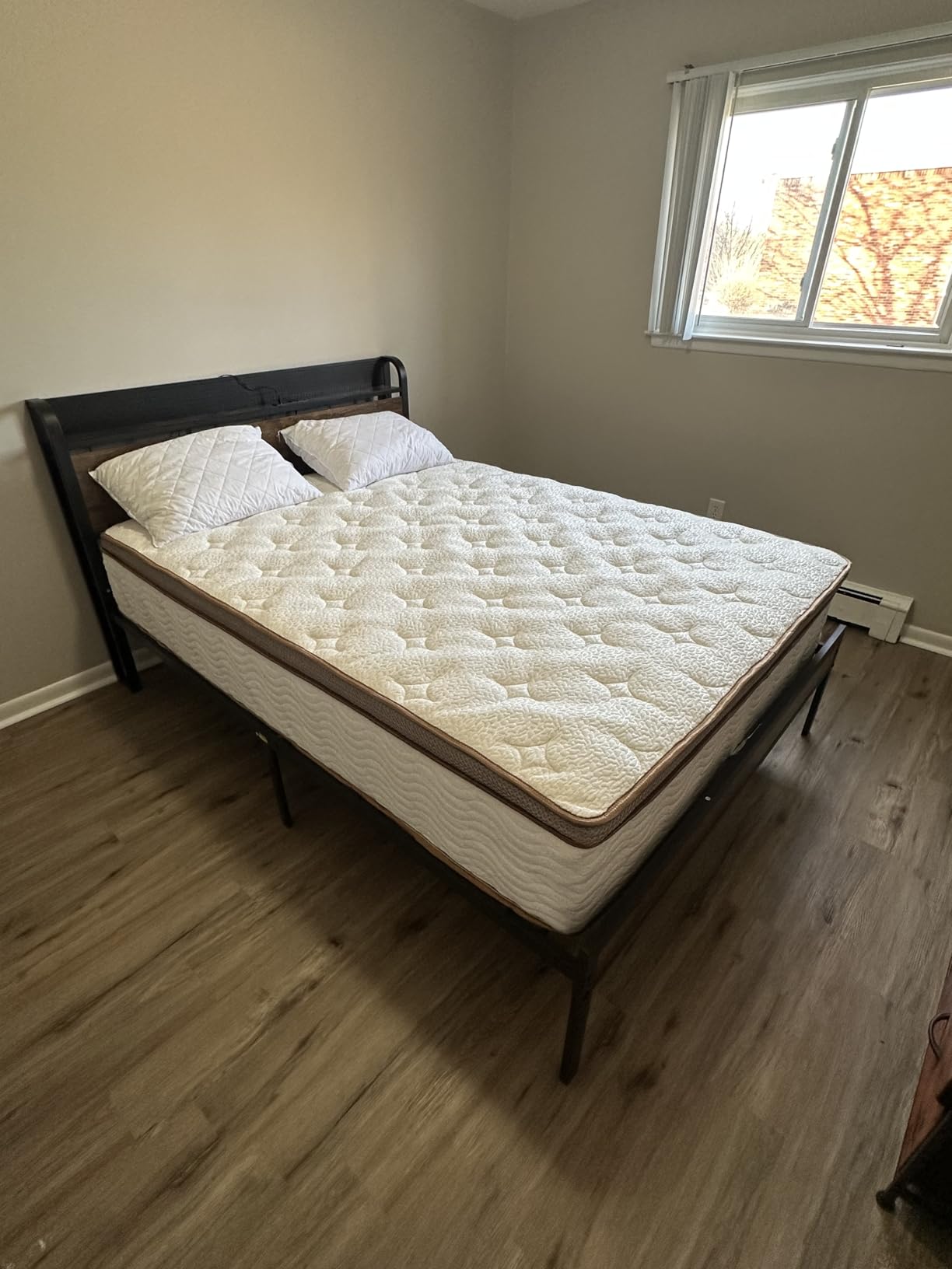 BedStory King Size Hybrid Mattress Extra Firm - 14 Inch King Mattress in a Box - Orthopedic Spinal Alignment & Deep Sleep - Individually Wrapped Spring Coils, CertiPUR-US Certified customer photo 1