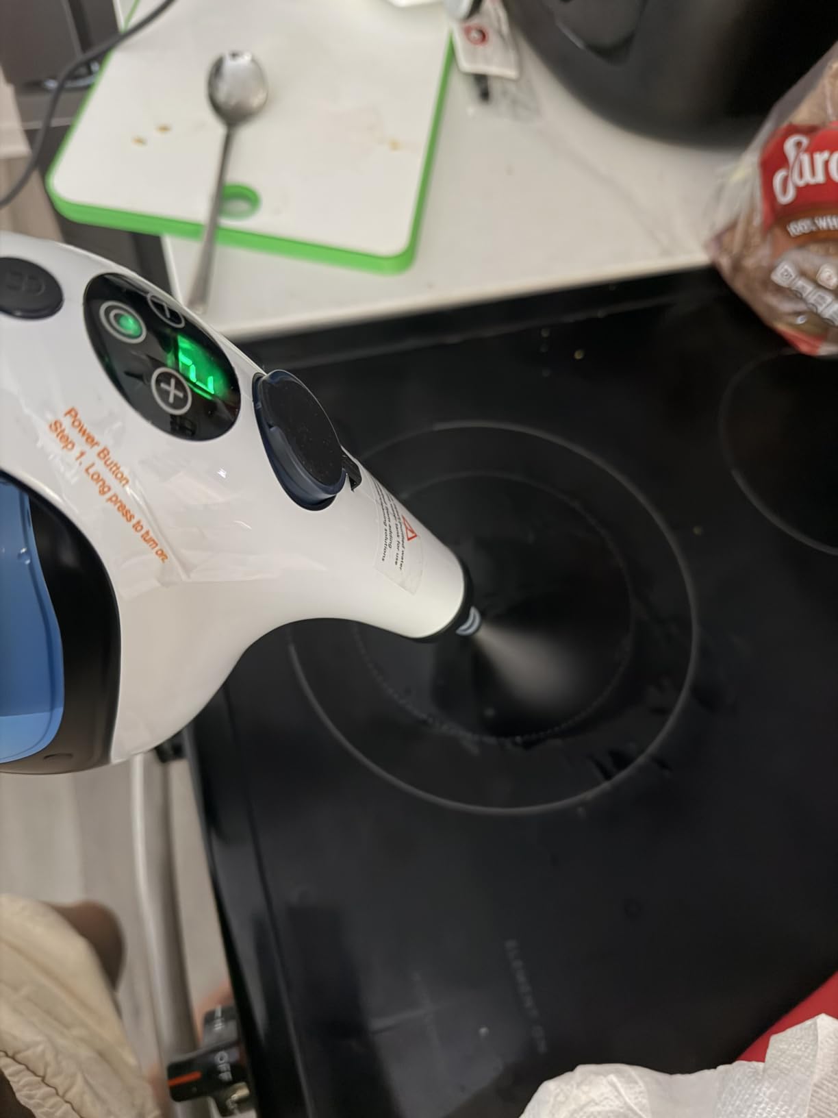 Handheld Steam Cleaner for Home Cleaning 3s Instant Heat-Up No Need to Wait | Only 2 LB Light Weight Easy Refill Portable Steamer Cleaner Hand Held for Furniture Couch Grout Walls Kitchenware Cleaning customer photo 1