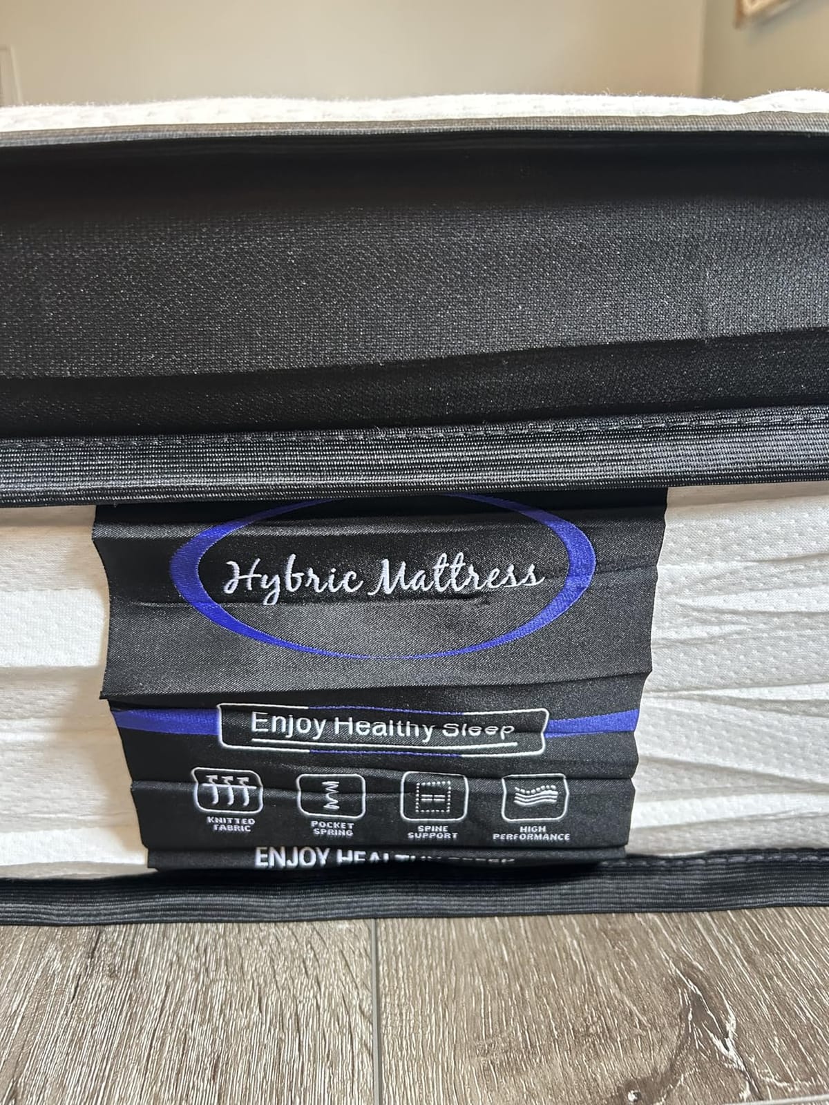 LETMOON 8 Inch Hybrid Twin Mattress in a Box, Medium Firm Pocket Spring | Medium firm 8-inch twin mattress for bunk beds & kids rooms, offering motion isolation & ergonomic back support. customer photo 2