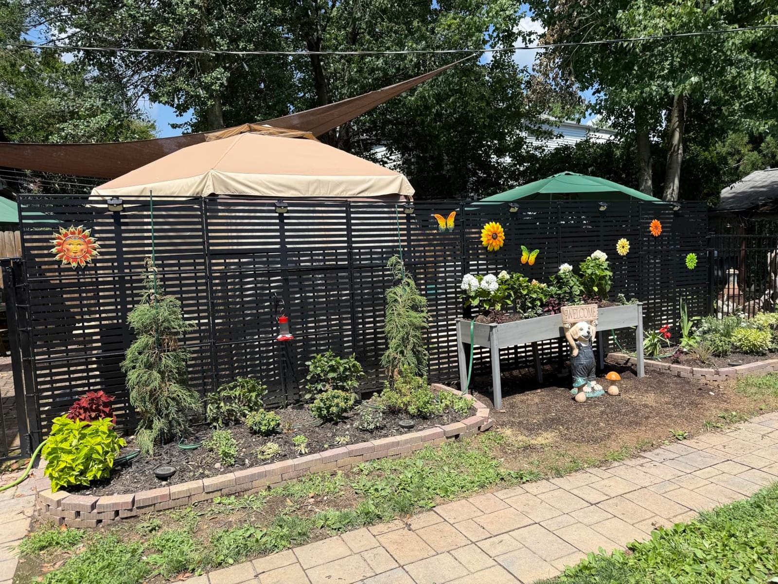 Metal Privacy Screen, 48