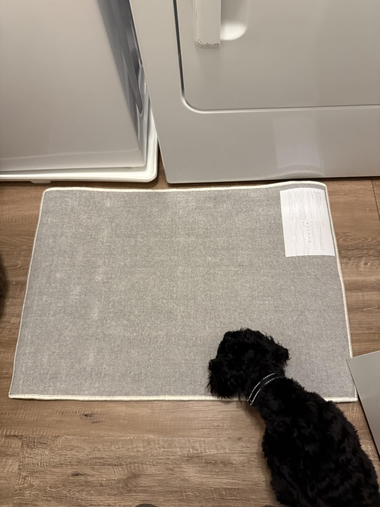 ANSSO 5x7 Wool Rugs for Living Room, 80% Merino Wool and 20% Cotton Soft Tufted Area Rug with Cotton Non-Slip Backing (Brown Gray) customer photo 2
