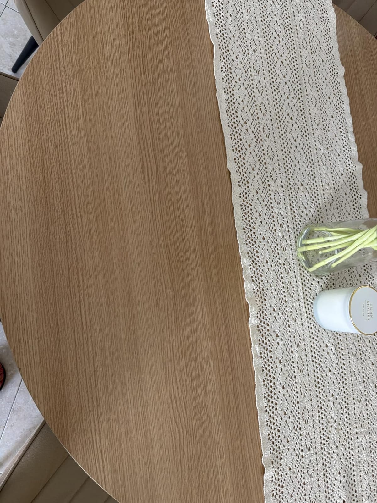 Miereirl Extendable Dining Table Set for 4-6, 47.24