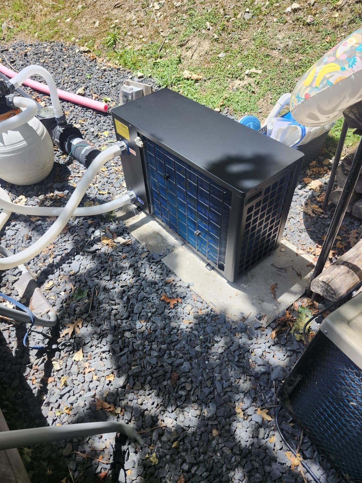 Pool Heat Pump 18450 BTU, 110V Electric Pool Heater for Above Ground Pools up to 6000 Gallons, Energy Efficient Heat Pump Pool Heater with WiFi Control, Titanium Heat Exchanger- V5 customer photo 1