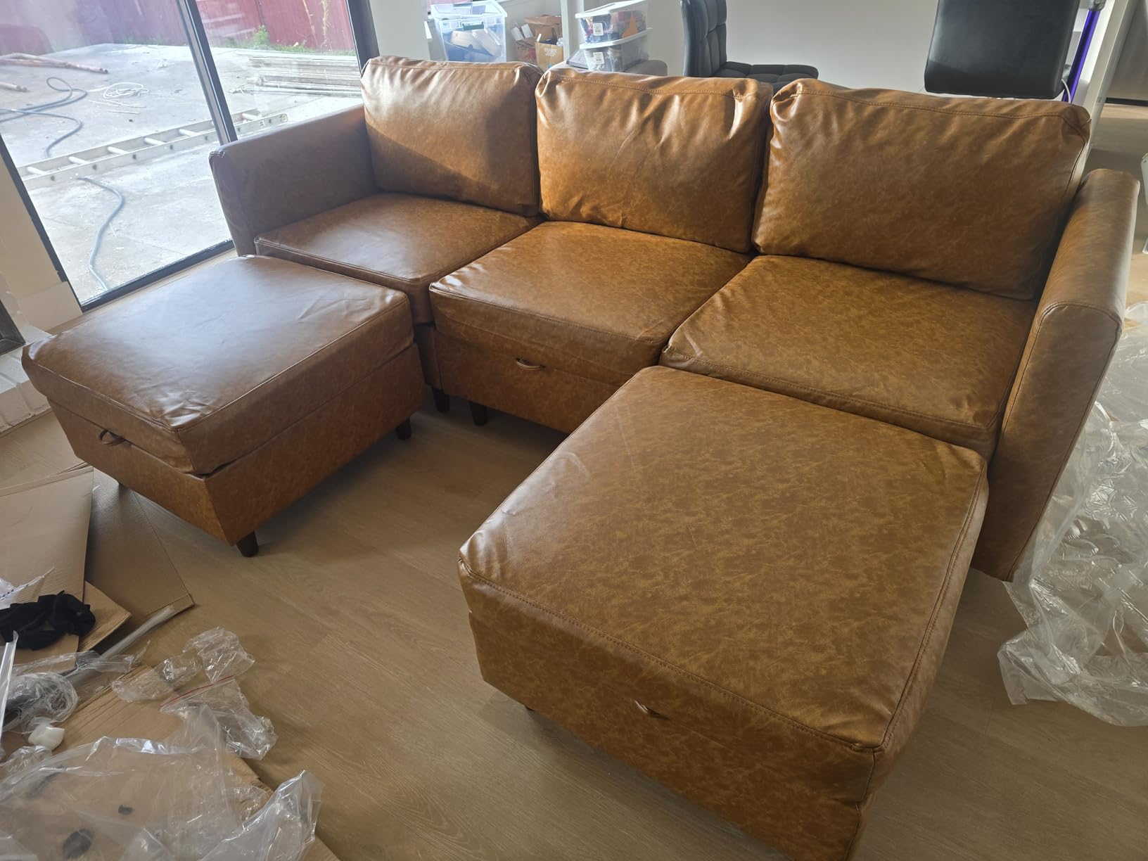 Oversized Modular Sectional Couch, 118.5
