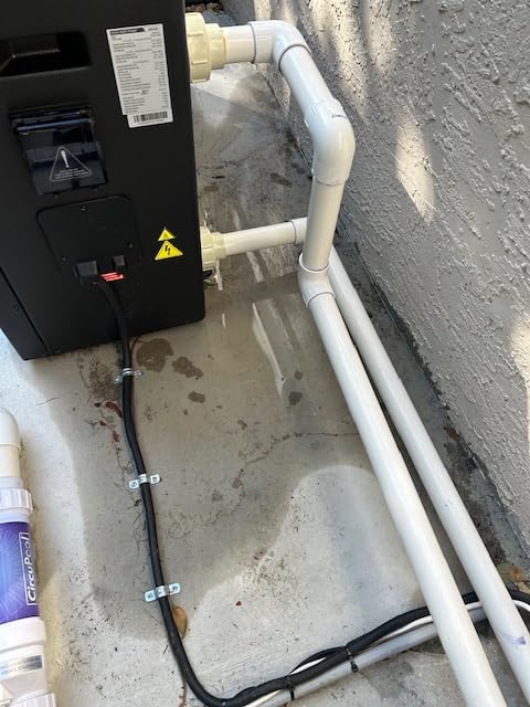 MICOE 18000 BTU Pool Heater for Above Ground Pool Up to 5500 Gallons | Smart APP & Touchscreen Control, Heating & Cooling Modes, Titanium Heat Exchanger, IPX4, Quiet 50dB, COP 4.88, 110-120V customer photo 1