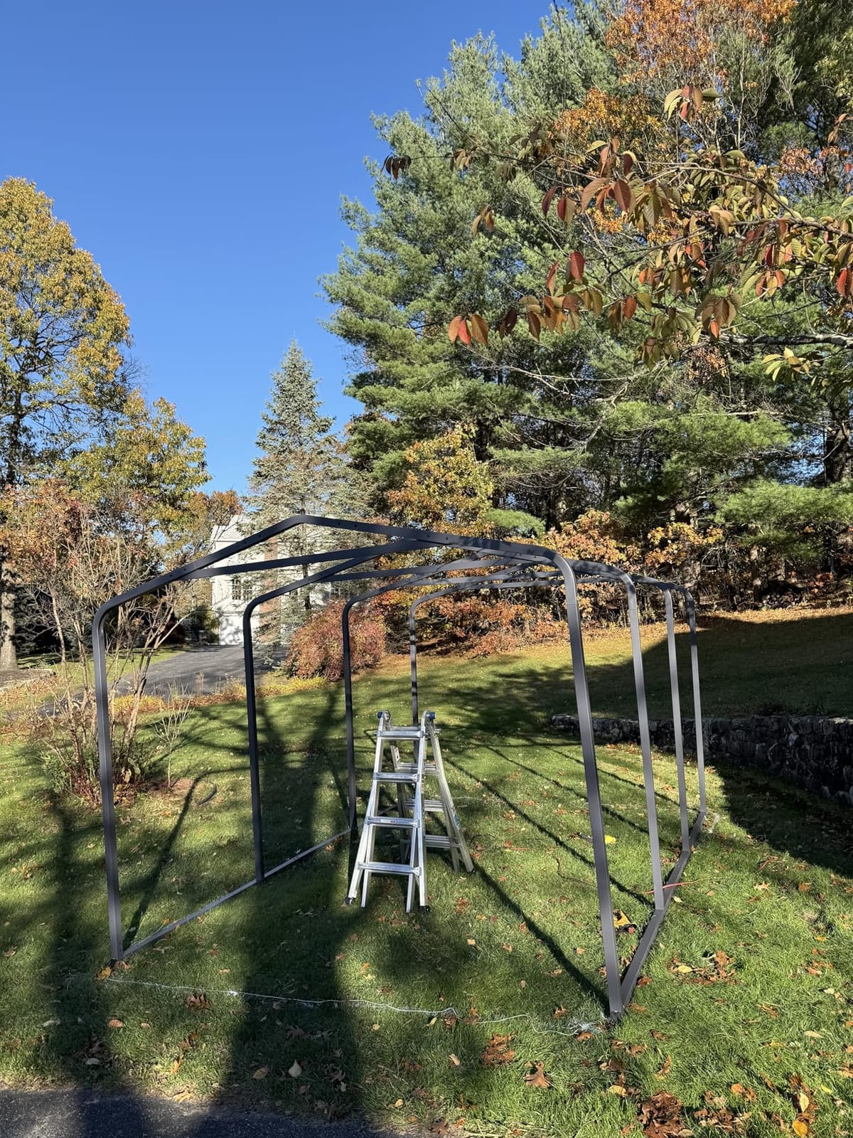 12x20 Heavy Duty Metal Carport, All-Weather Enclosed Car Garage | Fully Enclosed Metal Carport, Removable Sidewalls, Roll Up Zipper Front Door, 100% Waterproof Snow Rated Vehicle Shelter customer photo 1