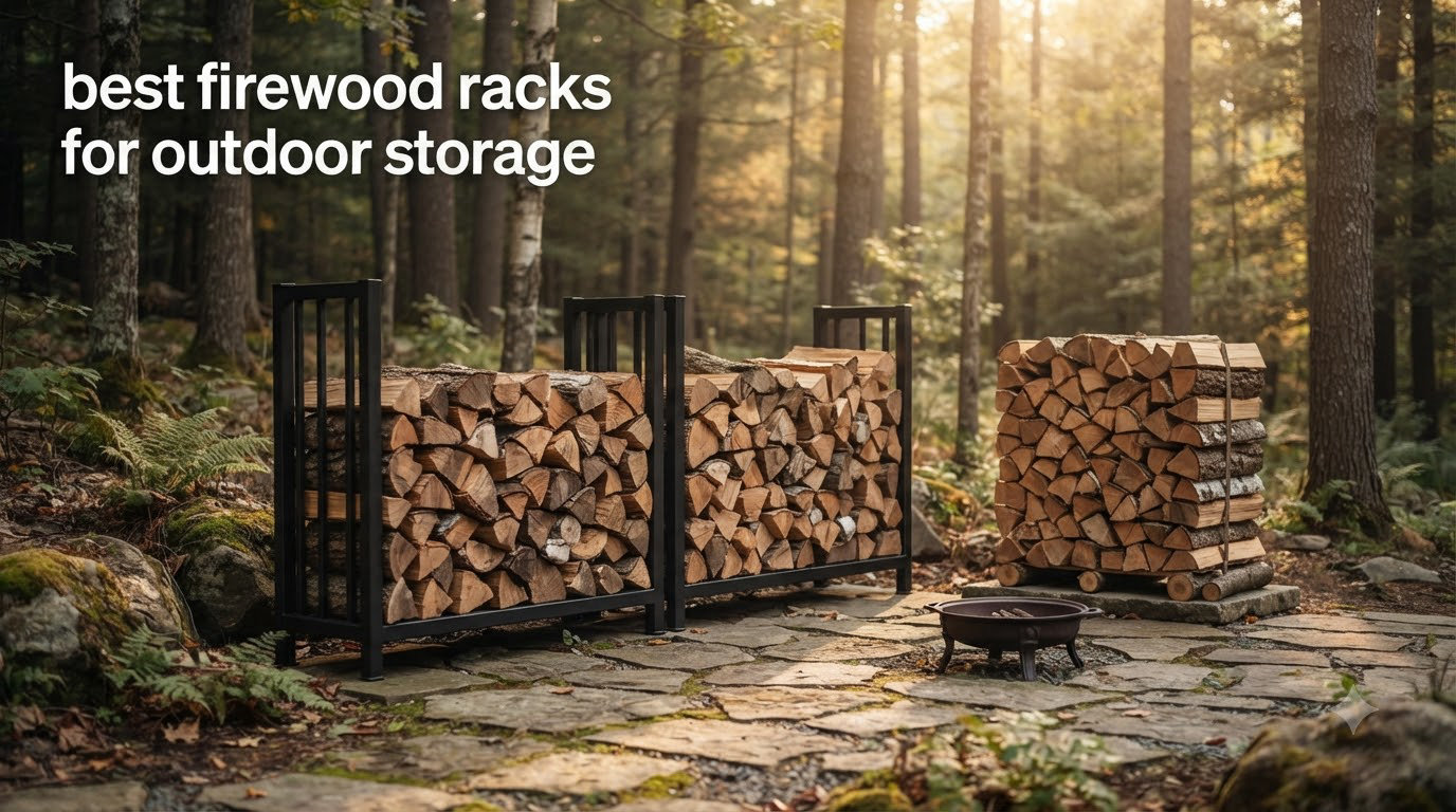 best firewood racks for outdoor storage
