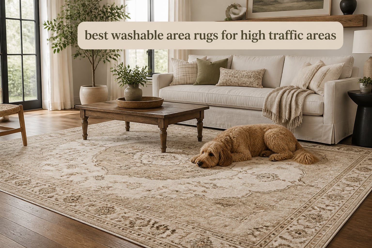 best washable area rugs for high traffic areas