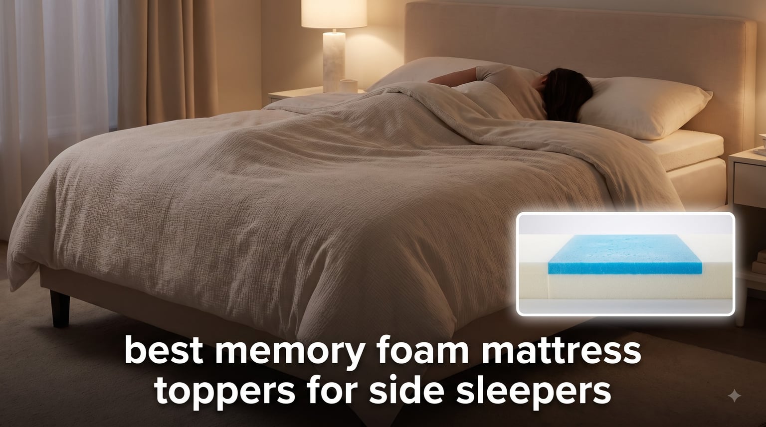 best memory foam mattress toppers for side sleepers