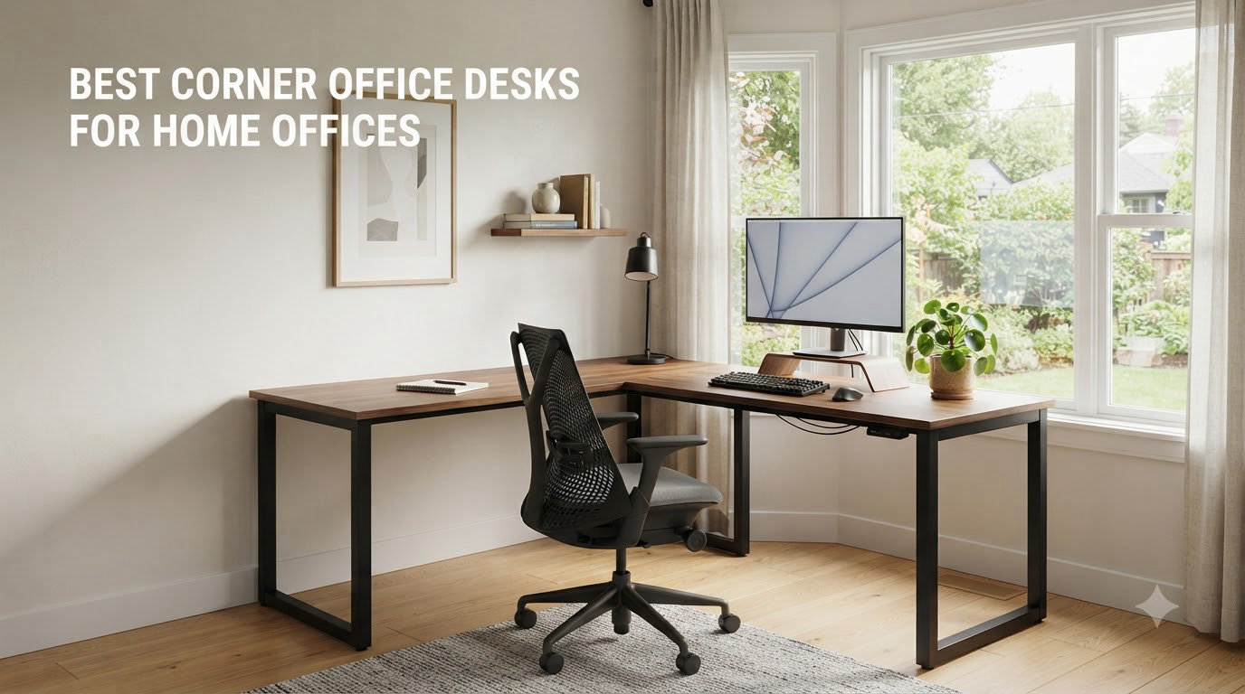 best corner office desks for home offices