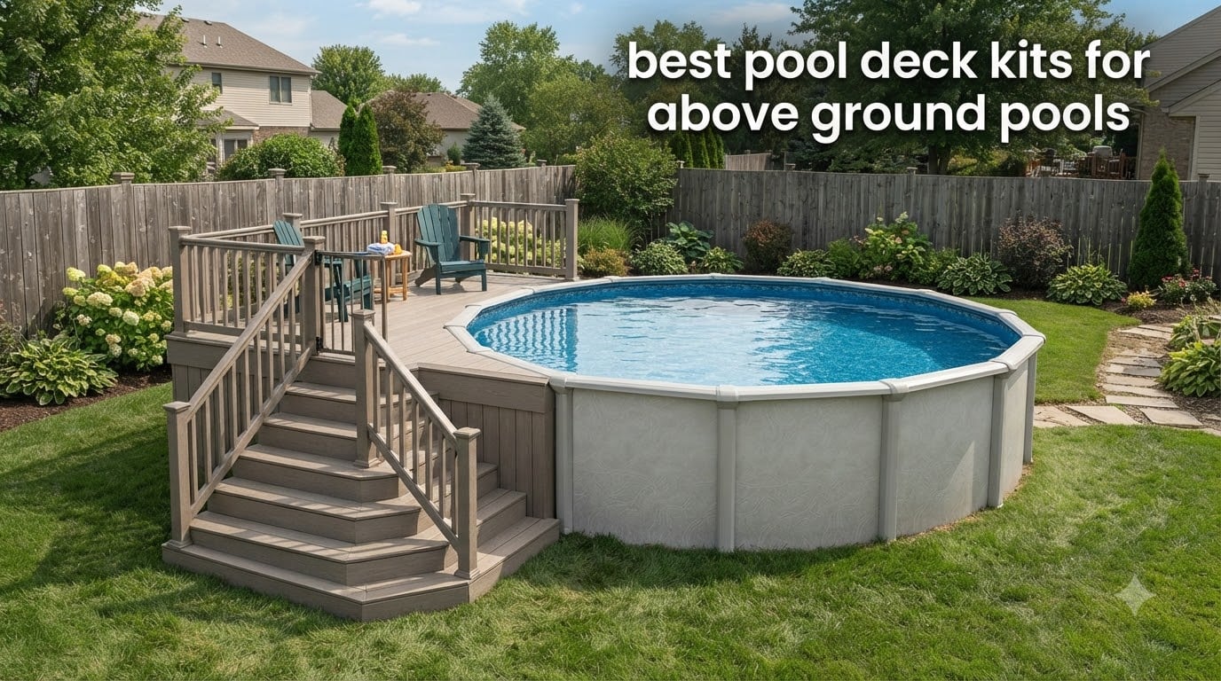 best pool deck kits for above ground pools