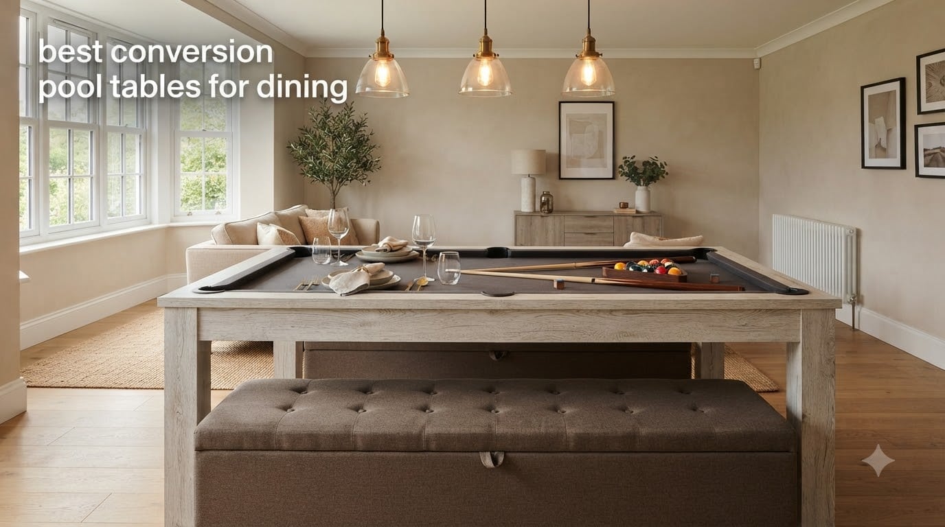 best conversion pool tables for dining