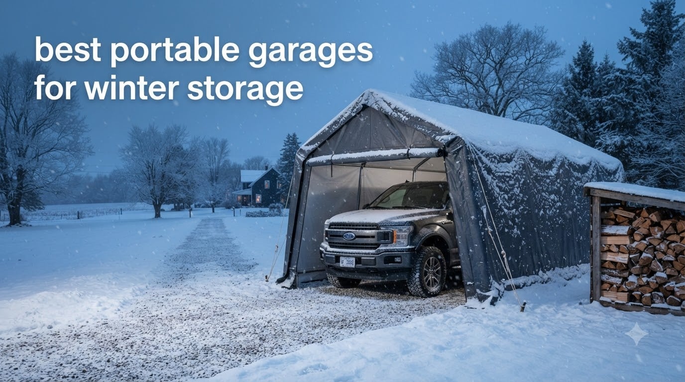best portable garages for winter storage