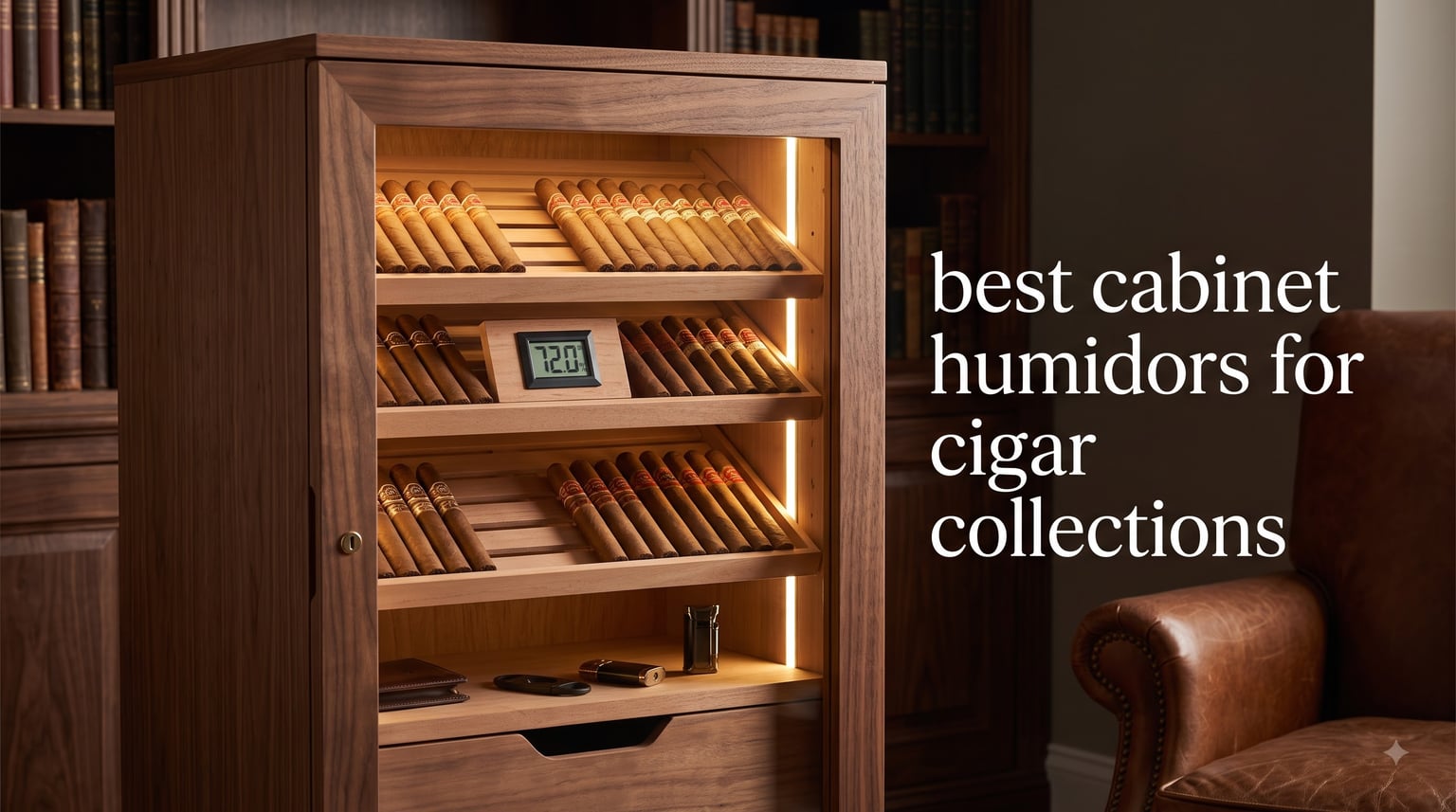 best cabinet humidors for cigar collections