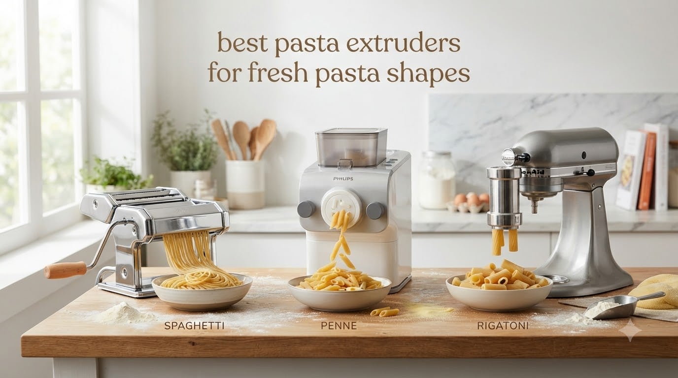 best pasta extruders for fresh pasta shapes