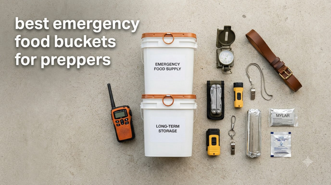 best emergency food buckets for preppers