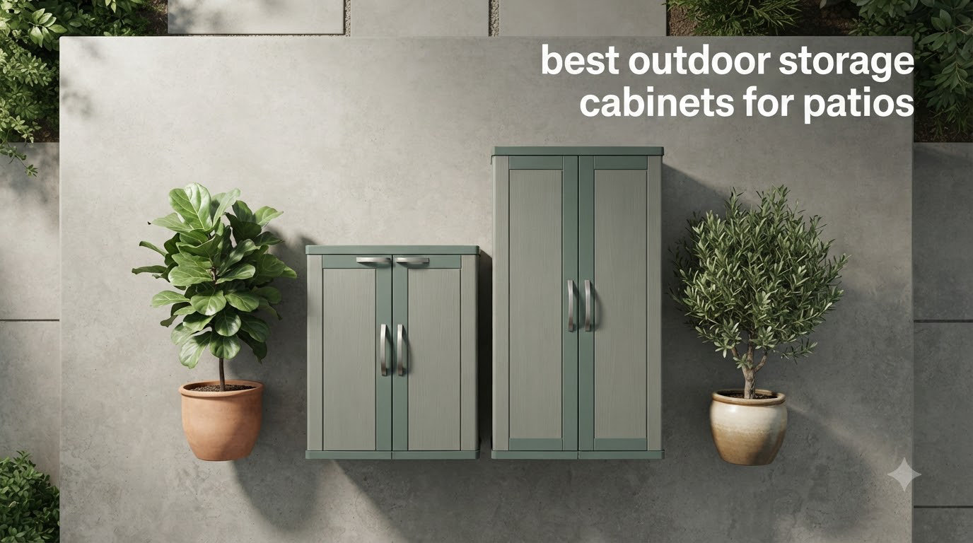 best outdoor storage cabinets for patios